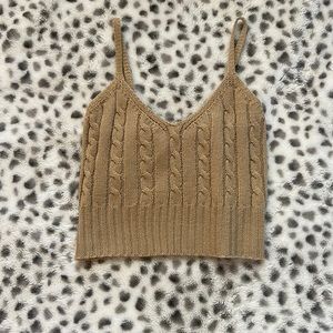 A tan tank top from SHEIN xs